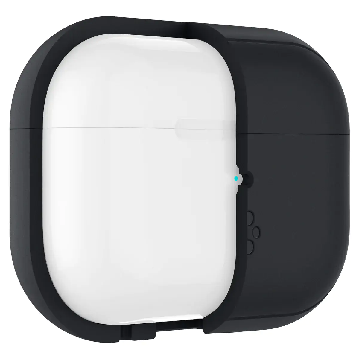 Чехол Spigen для AirPods Pro 2 Silicone Fit - Black/Green Strap (ACS05810)