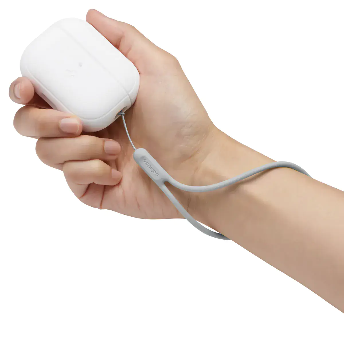 Чохол Spigen для AirPods Pro 2 Silicone Fit - White (ACS05811)