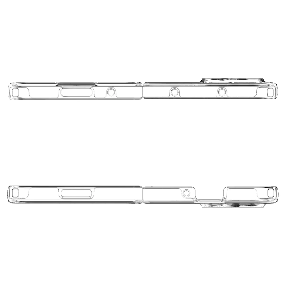 Чехол Spigen Ultra Hybrid Case for Galaxy Fold 5 - Crystal Clear (ACS06221)