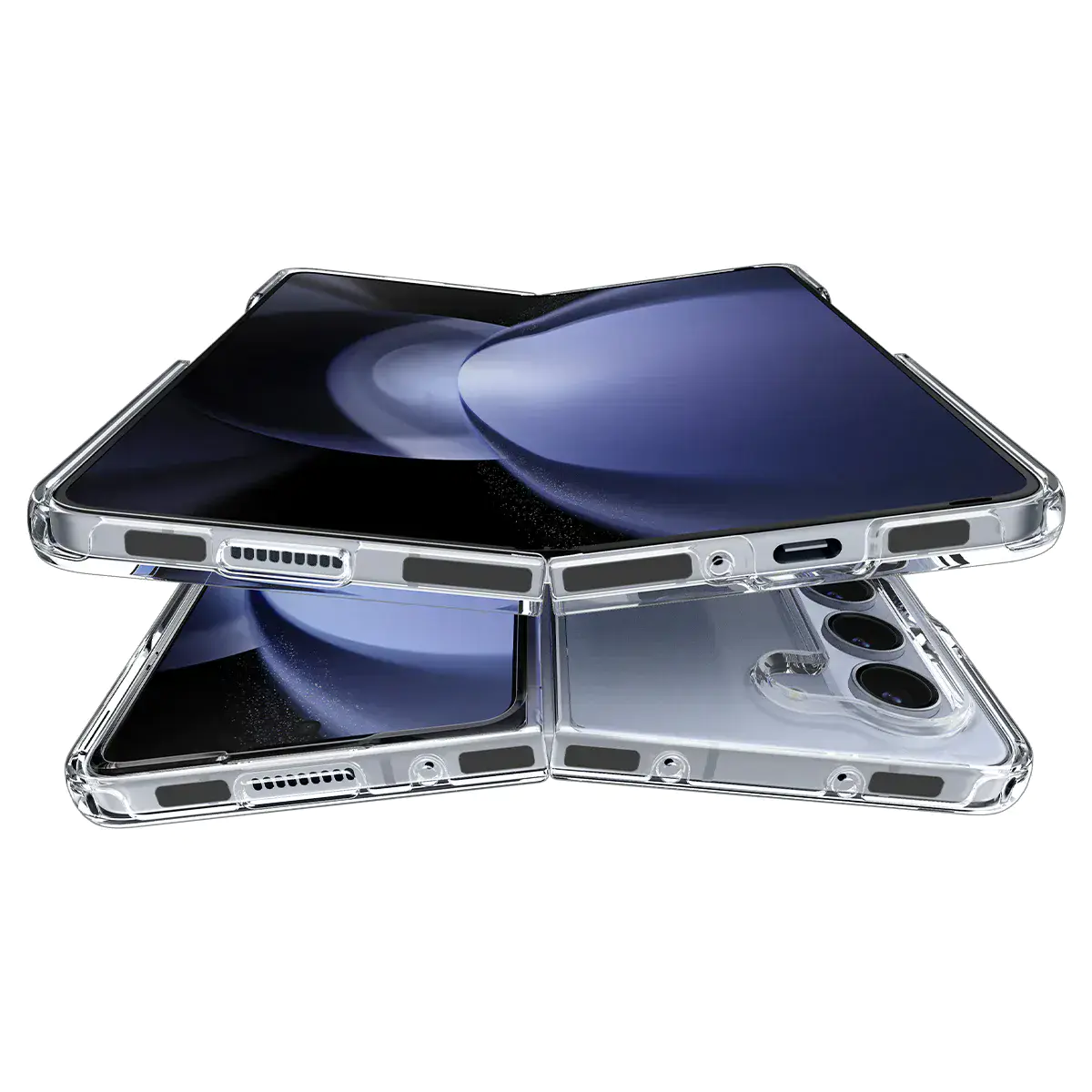 Чехол Spigen Ultra Hybrid Case for Galaxy Fold 5 - Crystal Clear (ACS06221)