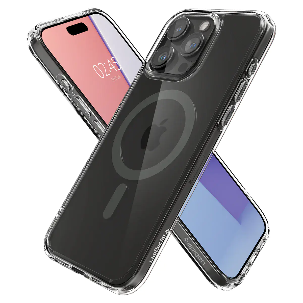 Чехол Spigen Ultra Hybrid with MagSafe for iPhone 15 Pro - Graphite (ACS06716)