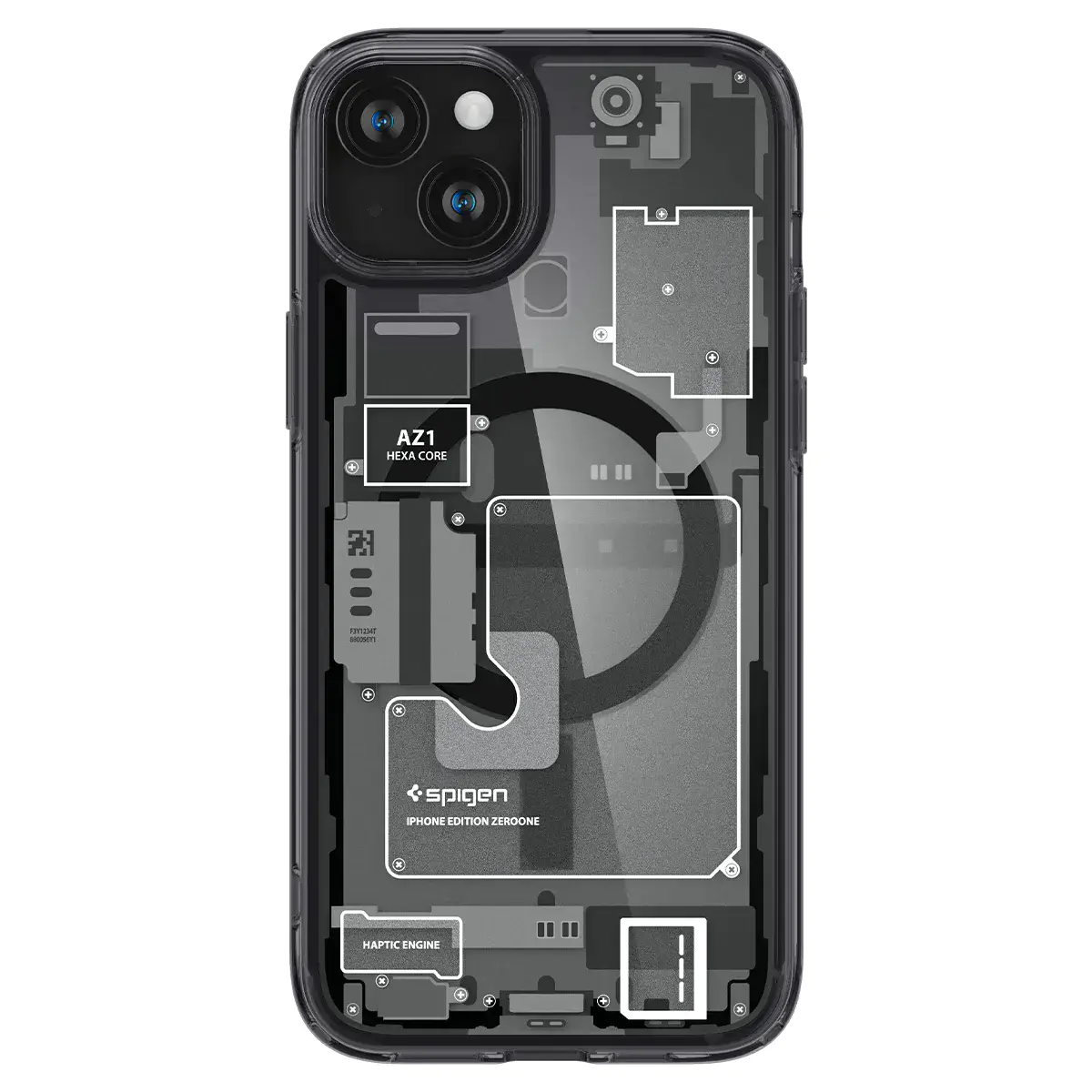 Чехол Spigen Ultra Hybrid Zero One with MagSafe for iPhone 15 - Black (ACS06806)
