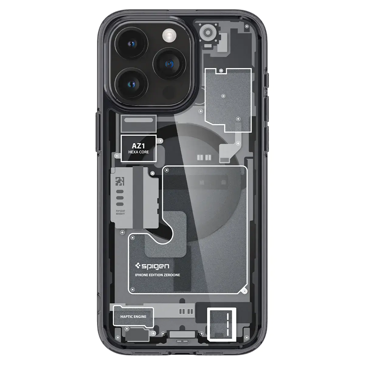 Чехол Spigen Ultra Hybrid Zero One with MagSafe for iPhone 15 Pro - Black (ACS06721)
