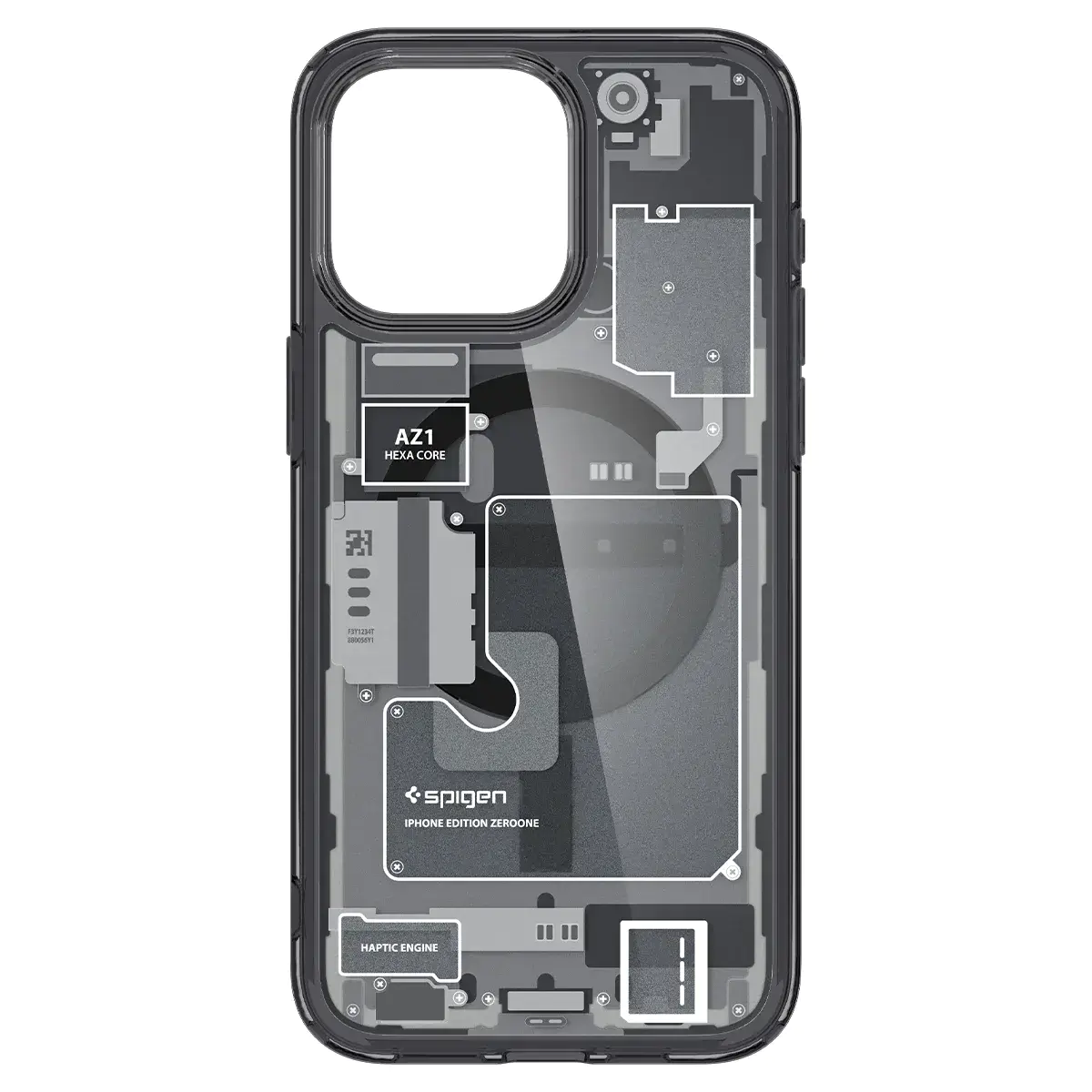 Чехол Spigen Ultra Hybrid Zero One with MagSafe for iPhone 15 Pro - Black (ACS06721)