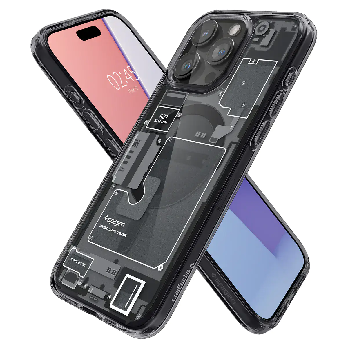 Чехол Spigen Ultra Hybrid Zero One with MagSafe for iPhone 15 Pro - Black (ACS06721)