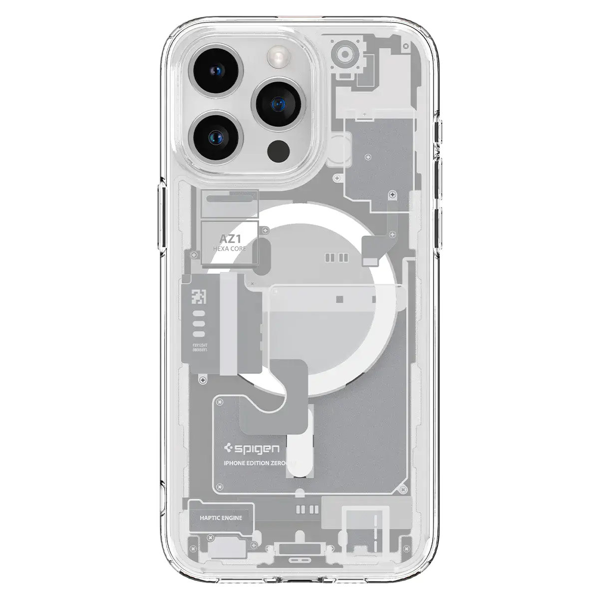 Чехол Spigen Ultra Hybrid Zero One with MagSafe for iPhone 15 Pro Max - White (ACS07034)