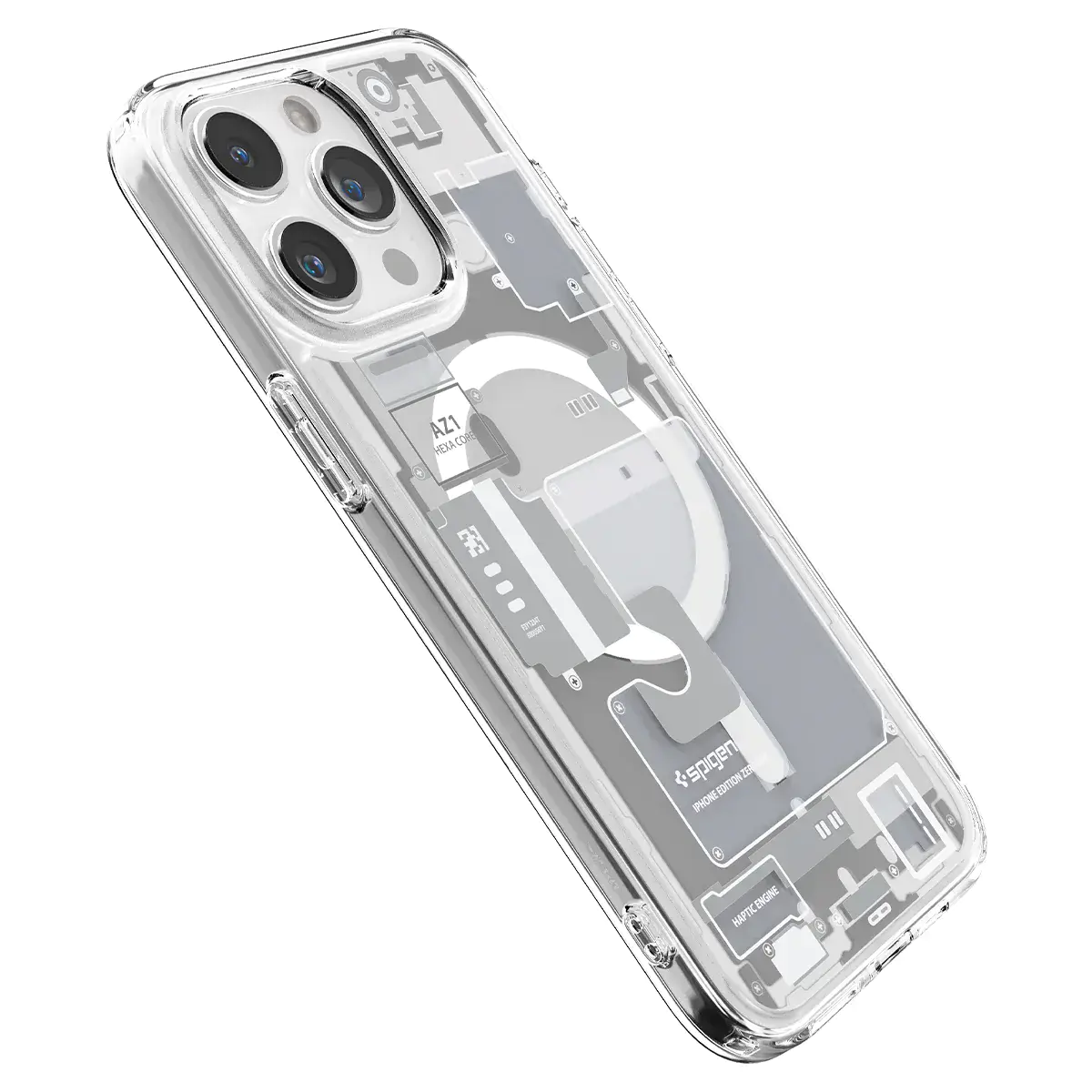 Чехол Spigen Ultra Hybrid Zero One with MagSafe for iPhone 15 Pro - White (ACS07036)