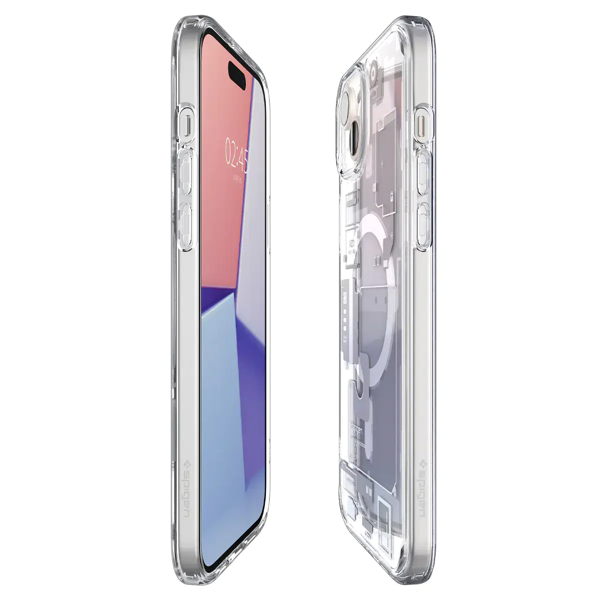 Чехол Spigen Ultra Hybrid Zero One with MagSafe for iPhone 15 - White (ACS07037)