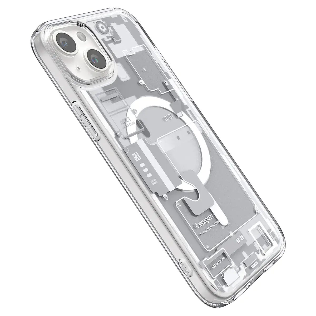 Чехол Spigen Ultra Hybrid Zero One with MagSafe for iPhone 15 - White (ACS07037)