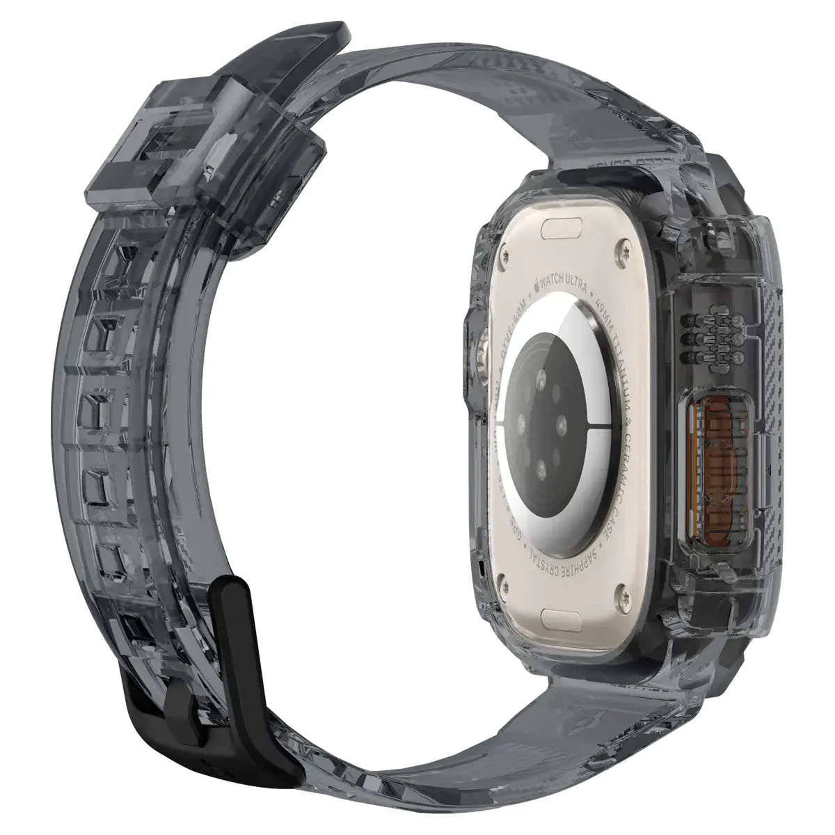 Чохол та ремінець 2в1 Spigen Case Rugged Armor Pro for Apple Watch Ultra 49mm - Space Crystal (ACS06028)