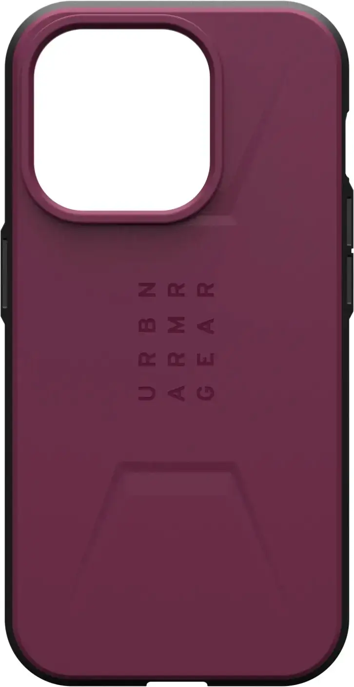 Чохол UAG Civilian Case with MagSafe for iPhone 15 Pro Max - Bordeaux (114295119049)