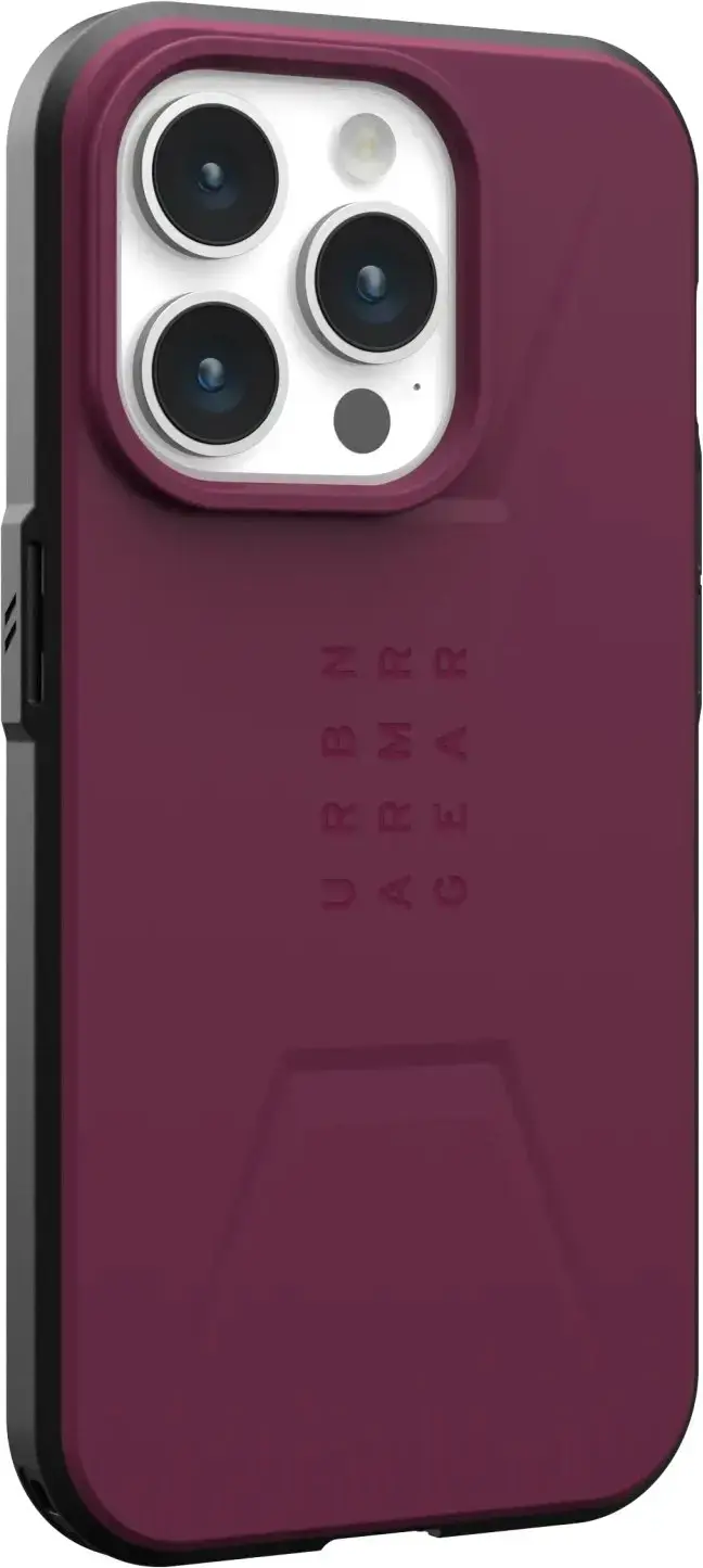 Чохол UAG Civilian Case with MagSafe for iPhone 15 Pro Max - Bordeaux (114295119049)