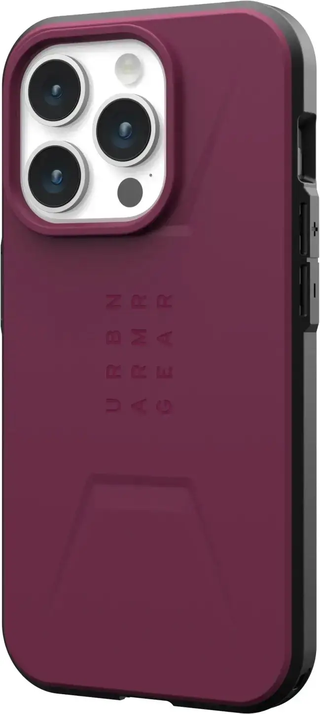 Чохол UAG Civilian Case with MagSafe for iPhone 15 Pro Max - Bordeaux (114295119049)