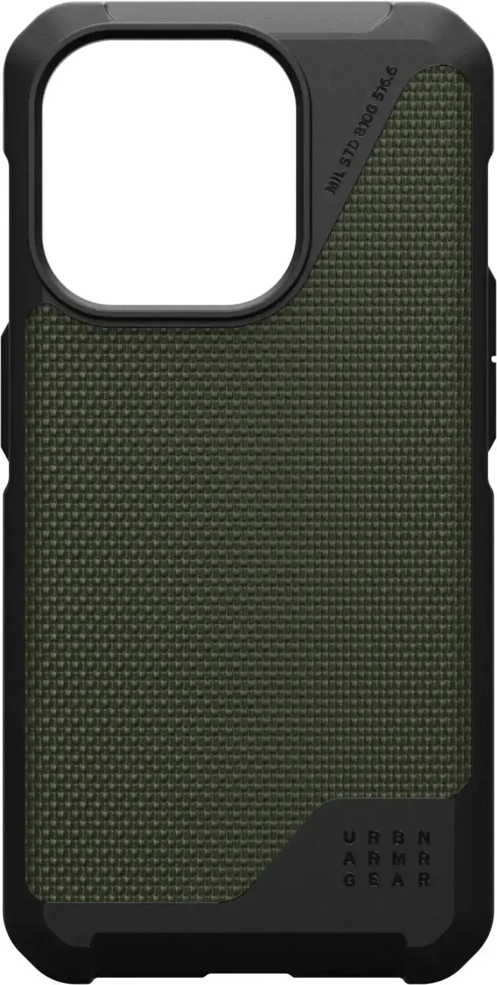 Чохол UAG Metropolis LT Case with MagSafe for iPhone 15 Pro Max - Kevlar Olive (114297113972)