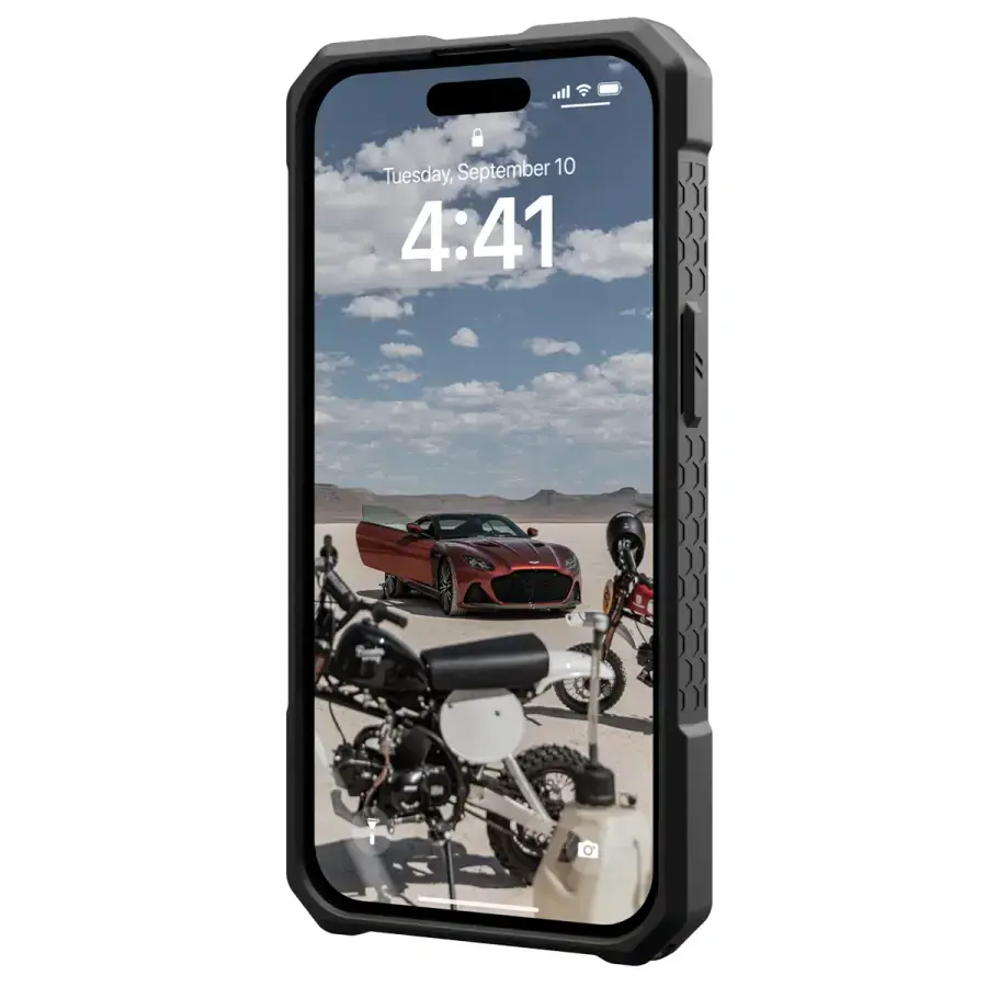 Чехол UAG Monarch Pro Case with MagSafe for iPhone 15 Plus - Carbon Fiber (114220114242)