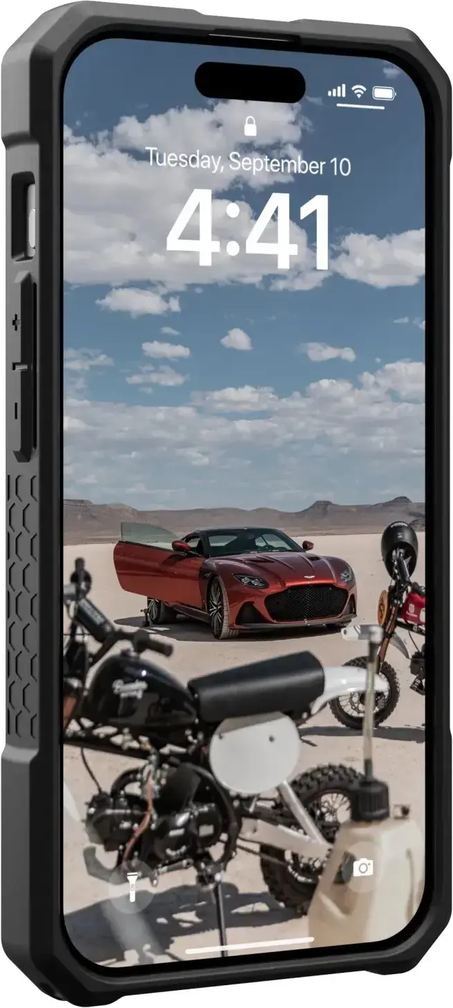 Чехол UAG Monarch Pro Kevlar Case with MagSafe for iPhone 15 Pro Max - Kevlar Black (114222113940)
