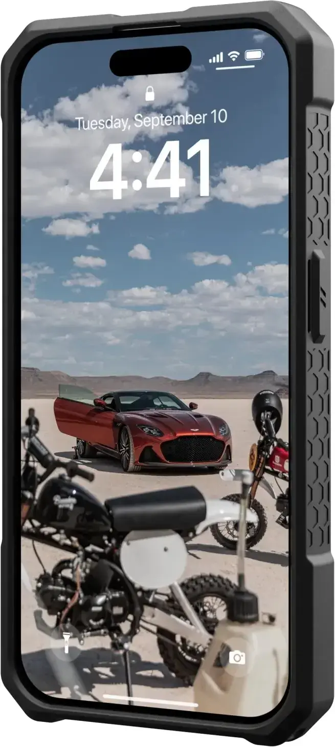 Чехол UAG Monarch Pro Kevlar Case with MagSafe for iPhone 15 Pro Max - Kevlar Black (114222113940)