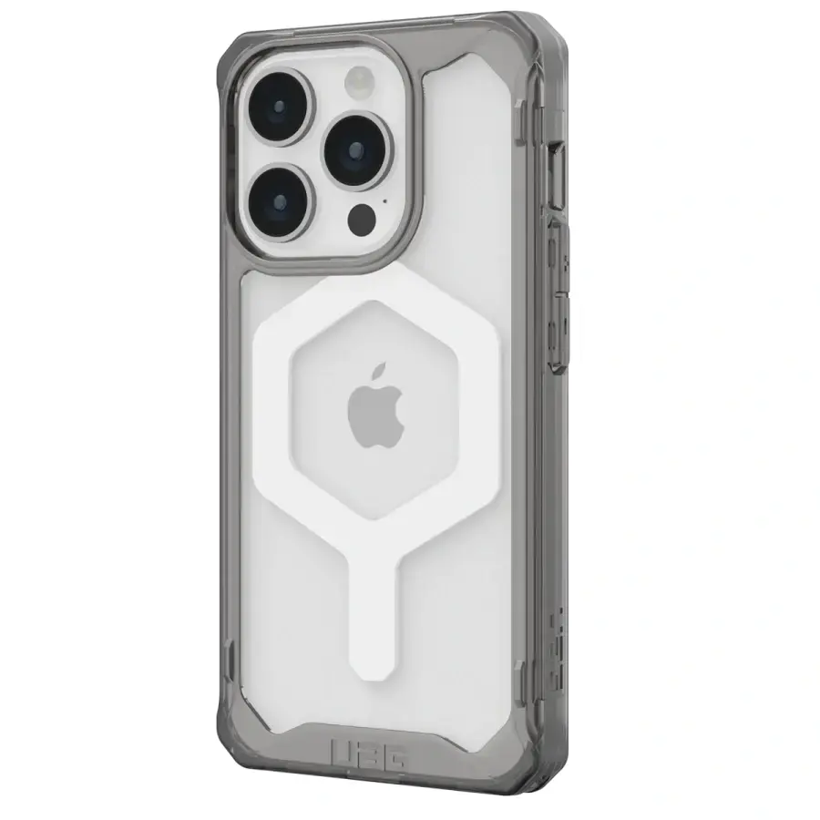 Чохол UAG Plyo Case with MagSafe for iPhone 15 Pro - Ash/White (114286113141)