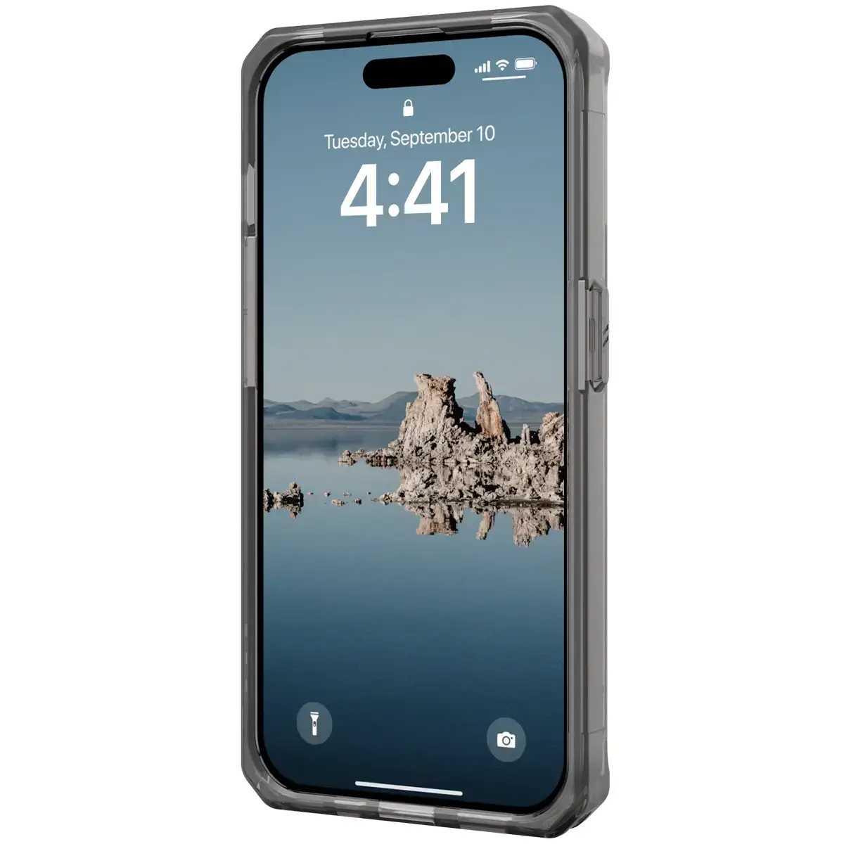 Чехол UAG Plyo Case with MagSafe for iPhone 15 Pro - Ash/White (114286113141)