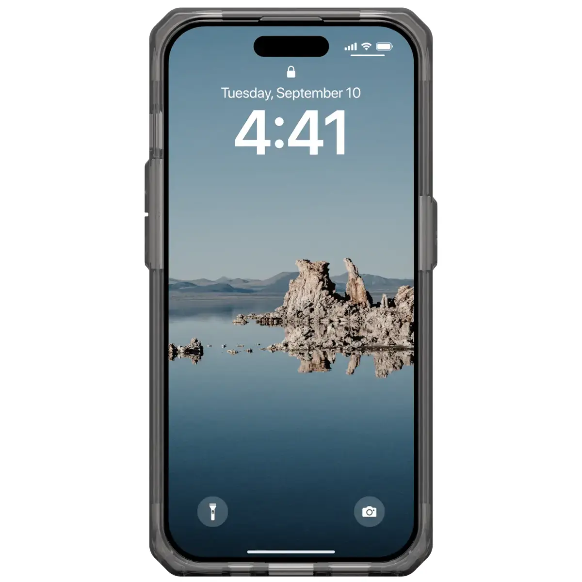 Чехол UAG Plyo Case with MagSafe for iPhone 15 Pro - Ash/White (114286113141)