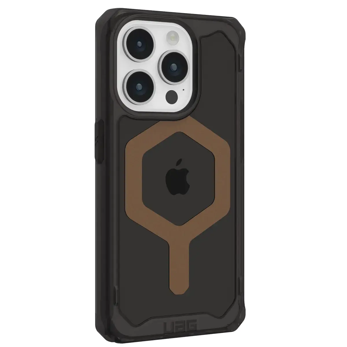 Чехол UAG Plyo Case with MagSafe for iPhone 15 Pro - Black/Bronze (114286114085)