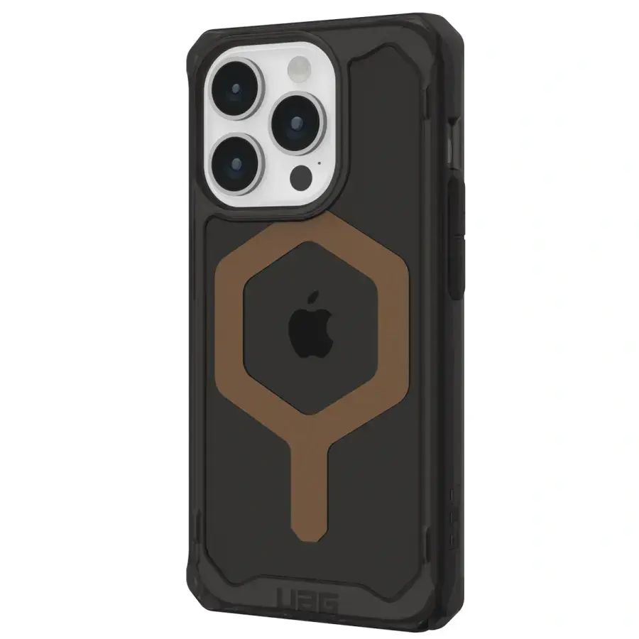 Чохол UAG Plyo Case with MagSafe for iPhone 15 Pro - Black/Bronze (114286114085)