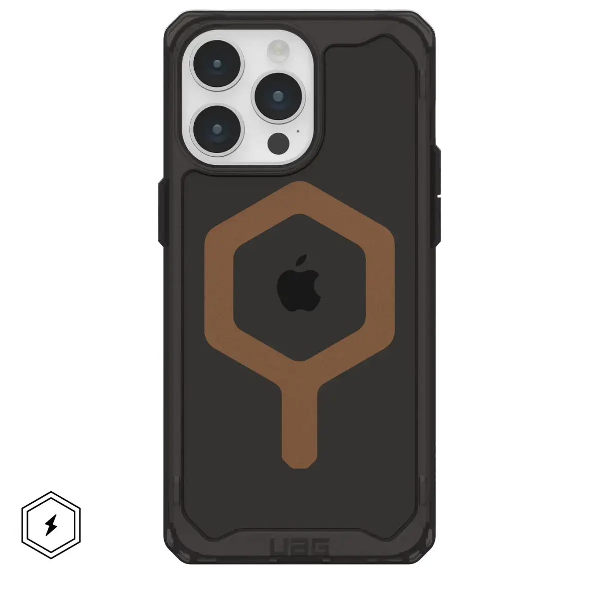 Чехол UAG Plyo Case with MagSafe for iPhone 15 Pro - Black/Bronze (114286114085)