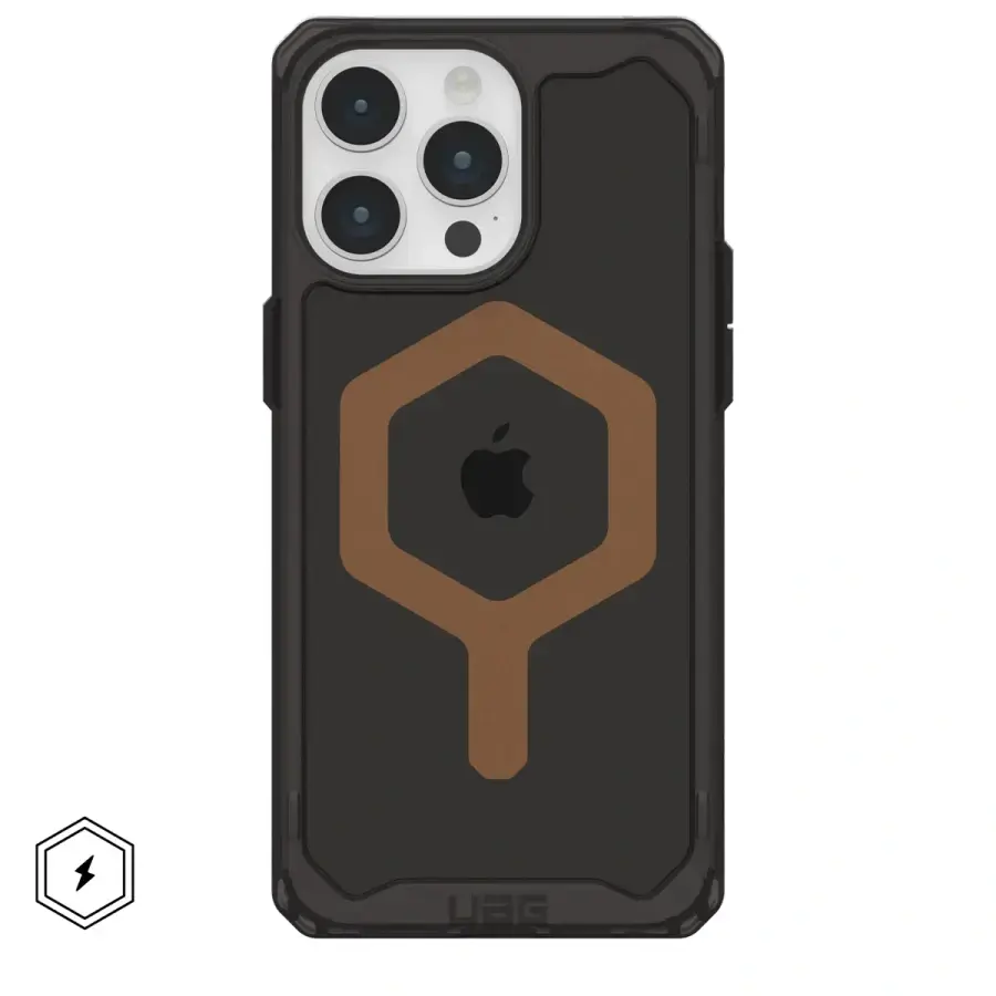 Чохол UAG Plyo Case with MagSafe for iPhone 15 Pro - Black/Bronze (114286114085)