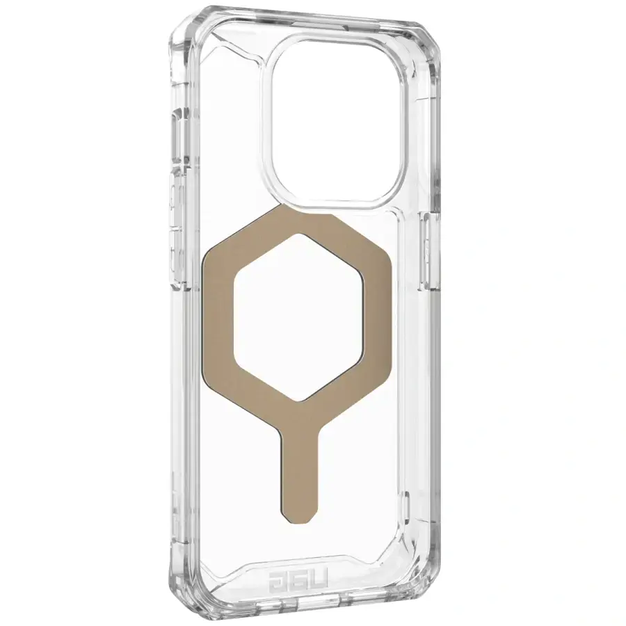 Чохол UAG Plyo Case with MagSafe for iPhone 15 Pro - Ice/Gold (114286114381)