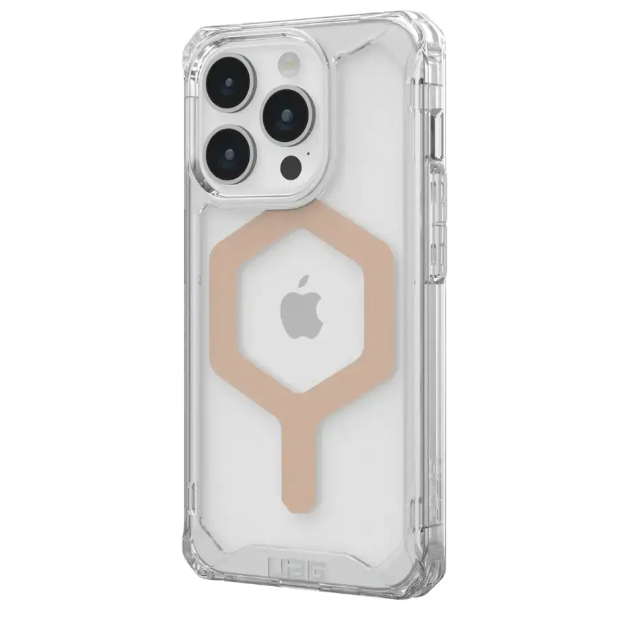Чохол UAG Plyo Case with MagSafe for iPhone 15 Pro - Ice/Rose Gold (114286114348)