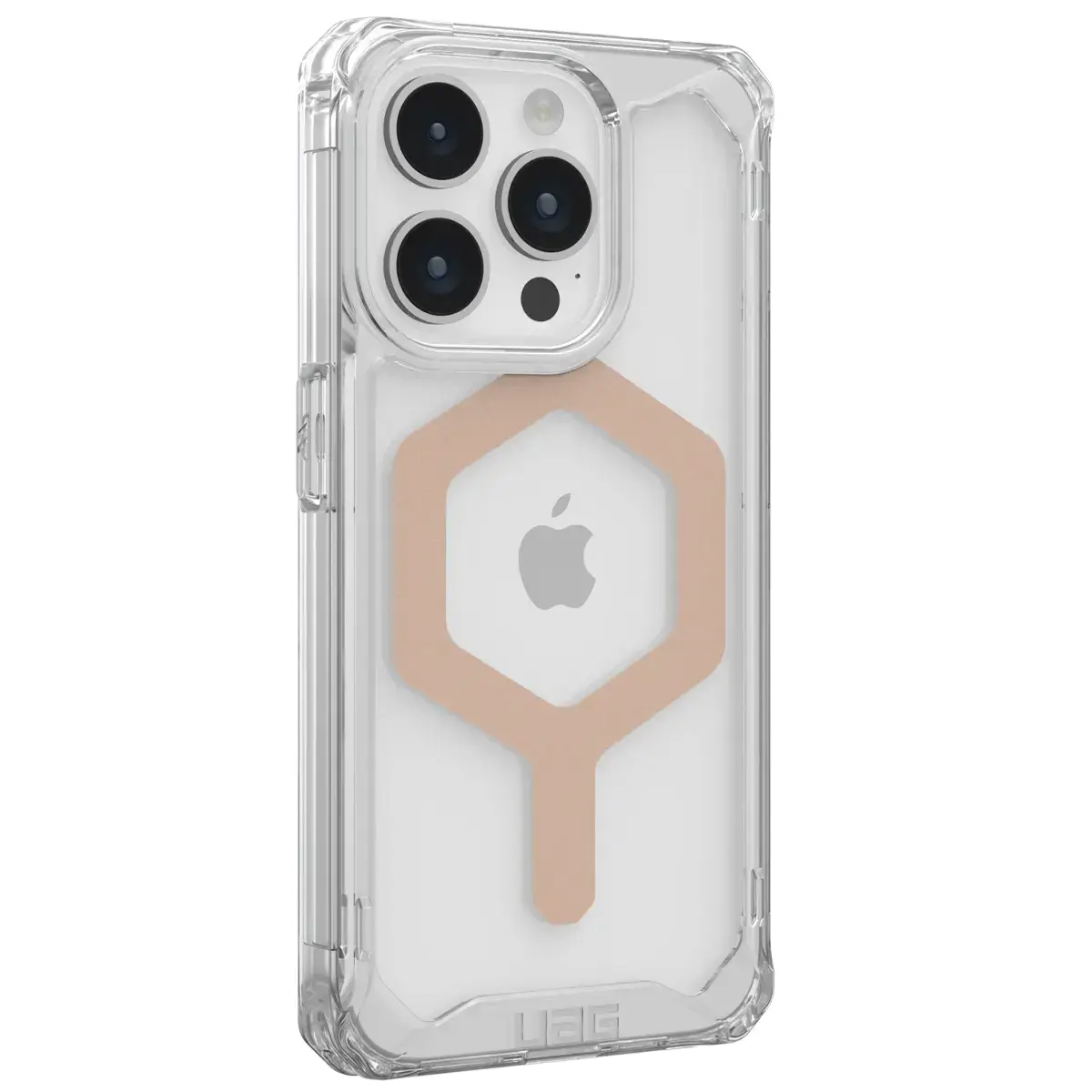 Чехол UAG Plyo Case with MagSafe for iPhone 15 Pro - Ice/Rose Gold (114286114348)