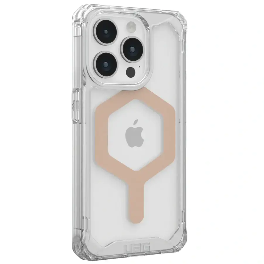 Чохол UAG Plyo Case with MagSafe for iPhone 15 Pro - Ice/Rose Gold (114286114348)