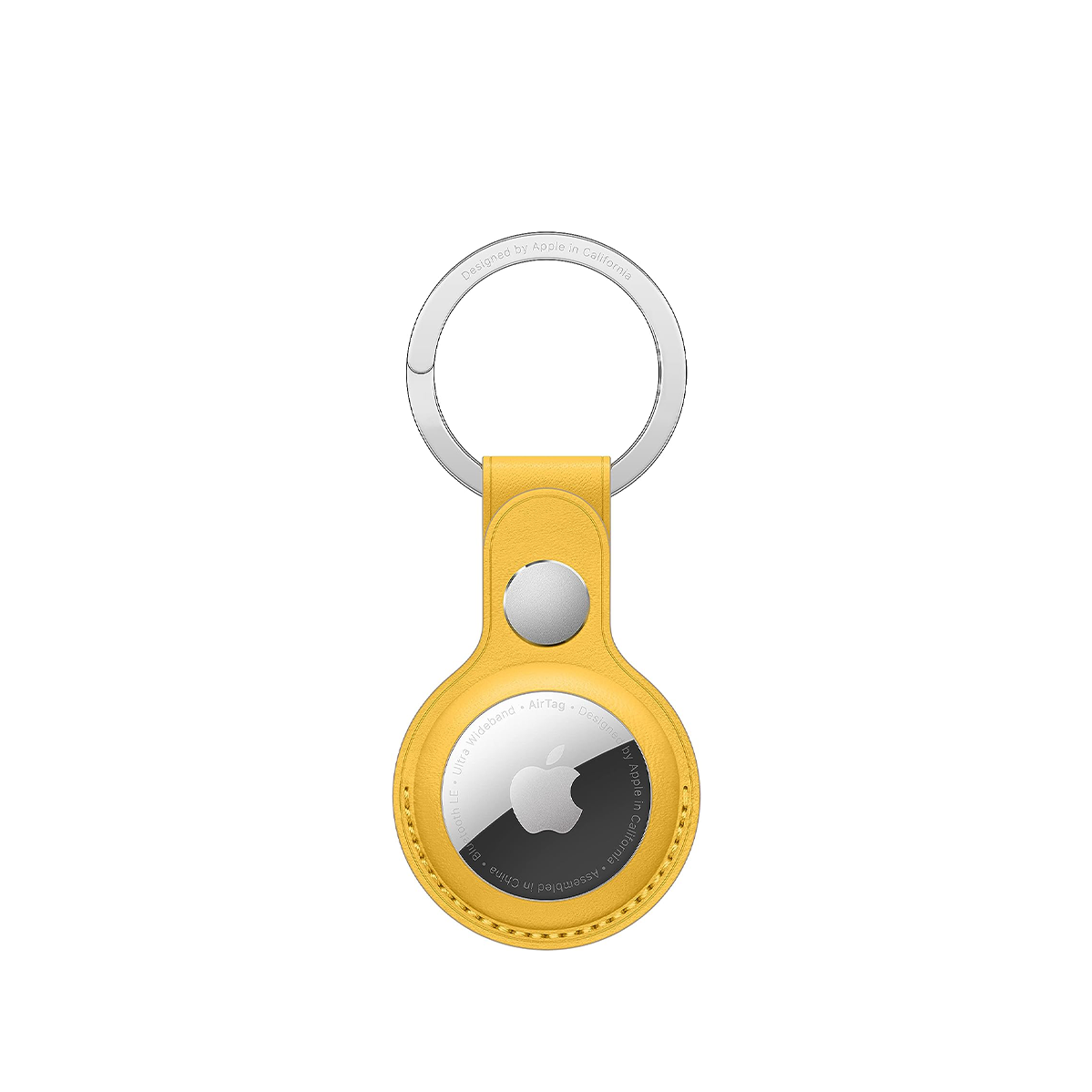 Apple AirTag Leather Key Ring Meyer Lemon (MM063)