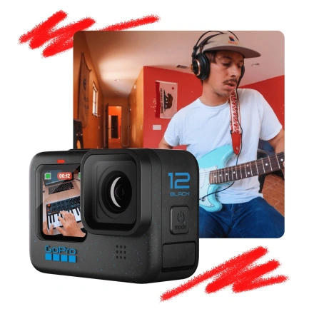 Экшн-камера GoPro HERO12 - Black (CHDHX-121-RW)