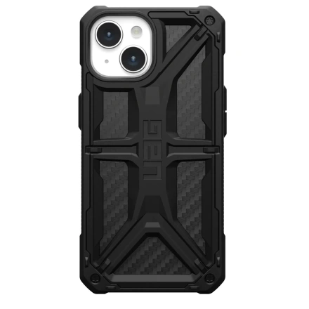 Чохол UAG Monarch Series Case for iPhone 15 - Carbon Fiber (114289114242)