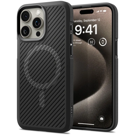 Чехол Spigen Core Armor with MagSafe for iPhone 15 Pro - Matte Black (ACS06467)
