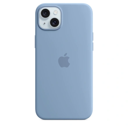Чехол Apple iPhone 15 Plus Silicone Case with MagSafe - Winter Blue (MT193)