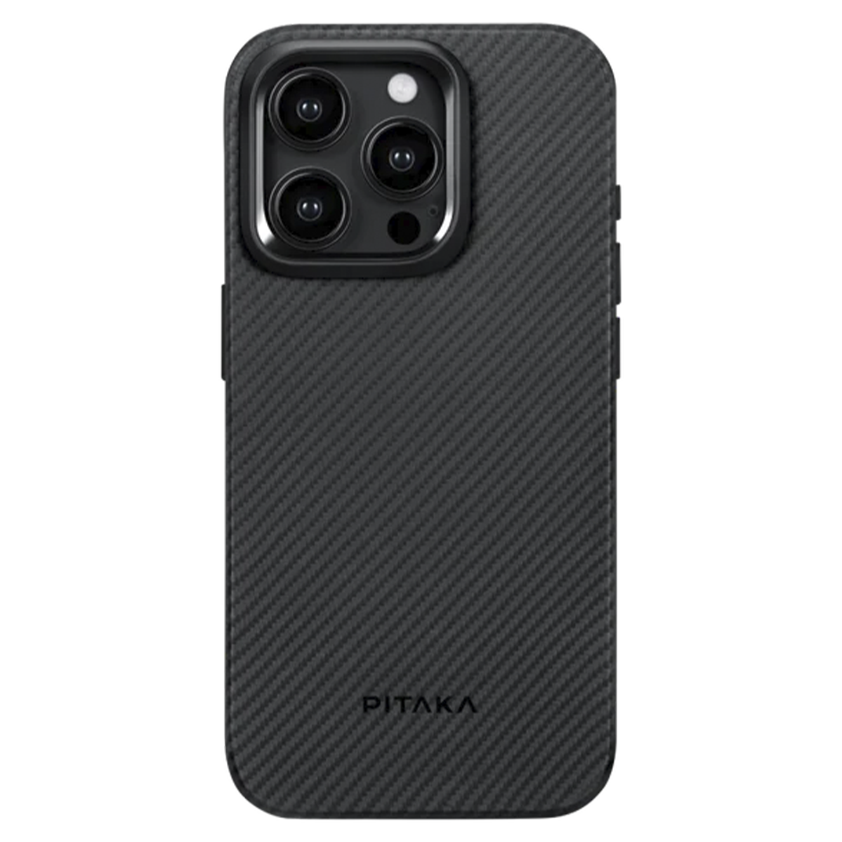 Чохол Pitaka MagEZ Case Pro 4 Twill 600D for iPhone 15 Pro Max - Black/Grey (KI1501PMPA)