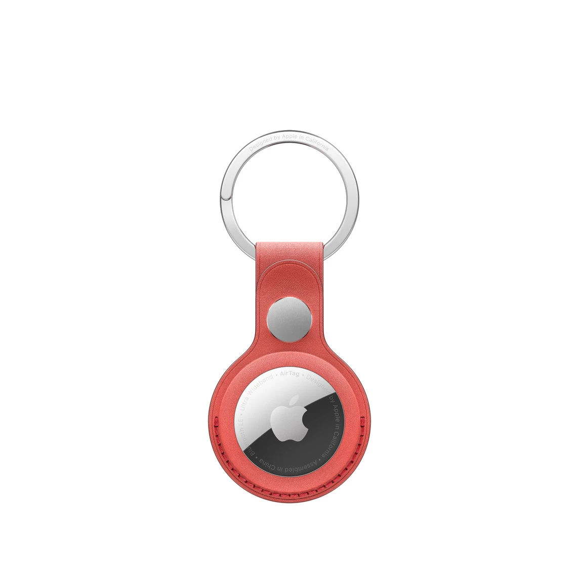 Apple AirTag FineWoven Key Ring - Coral (MT2M3)