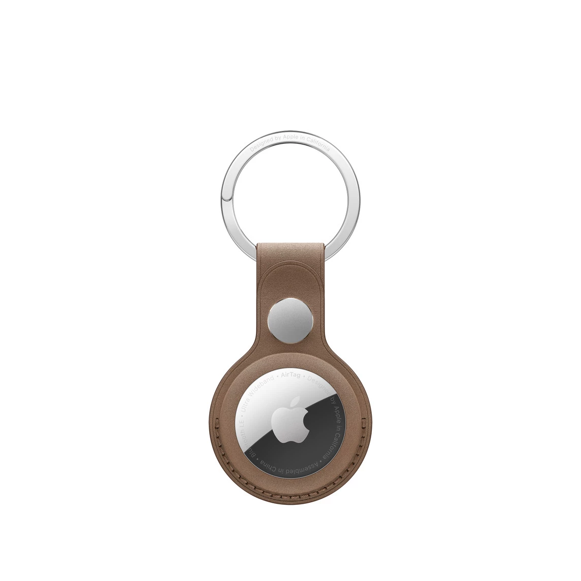 Apple AirTag FineWoven Key Ring - Taupe (MT2L3)