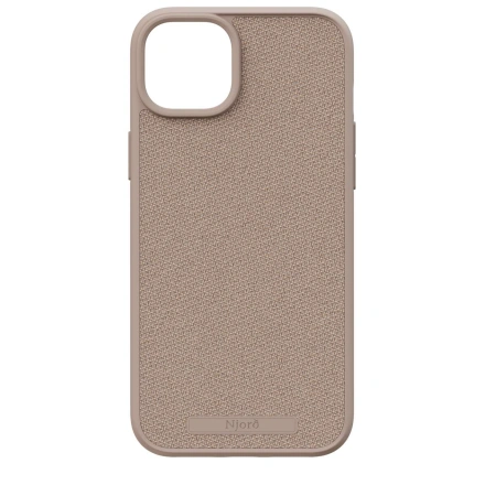 Чехол Njord Fabric MagSafe Case for iPhone 15 Plus - Pink Sand (NA52FA12)