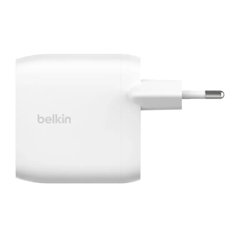 Мережевий зарядний пристрій Belkin Boost Up Charge Pro Dual USB-C Wall Charger PPS 60W - White (WCB010VFWH)