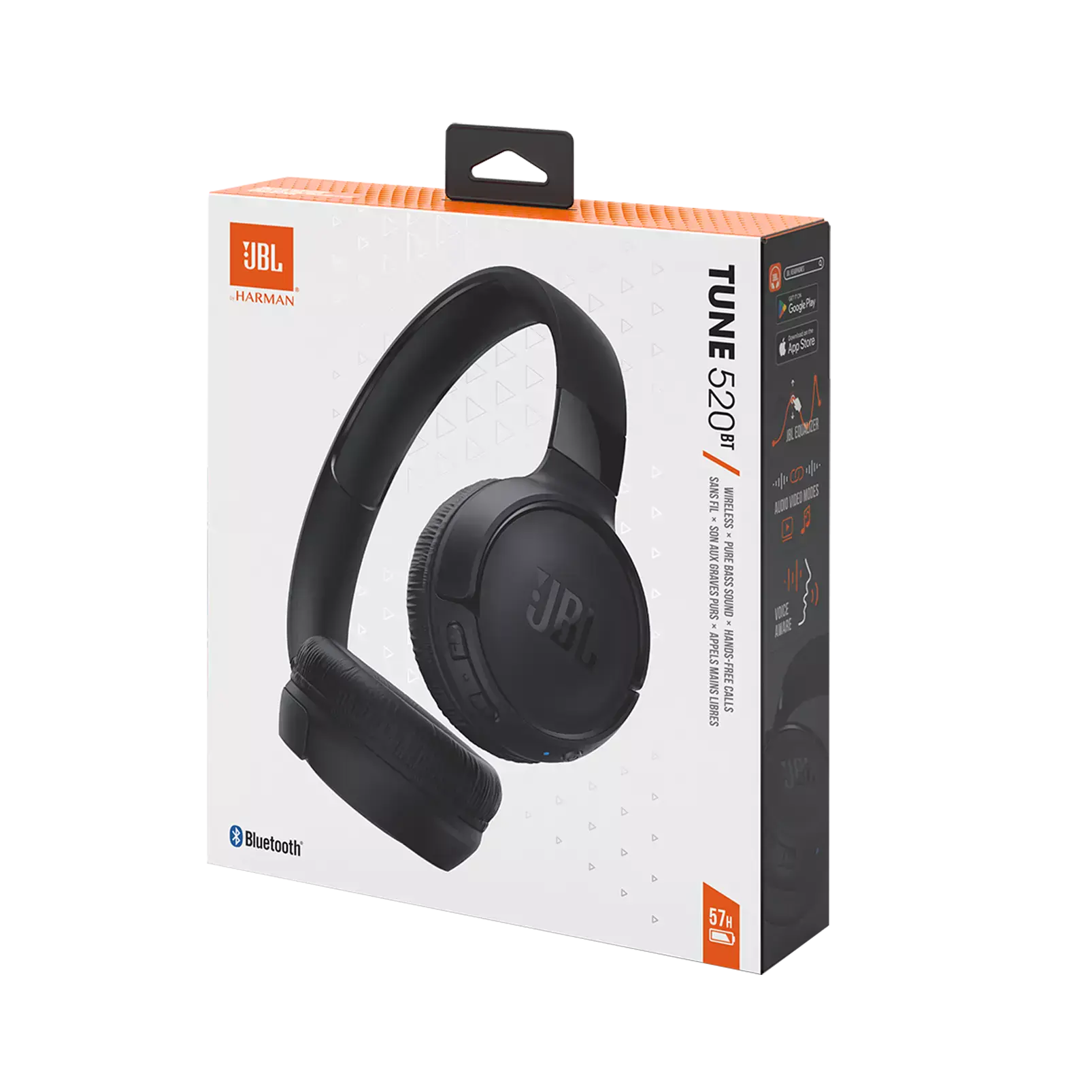 Навушники JBL Tune 520BT - Black (JBLT520BTBLKEU)