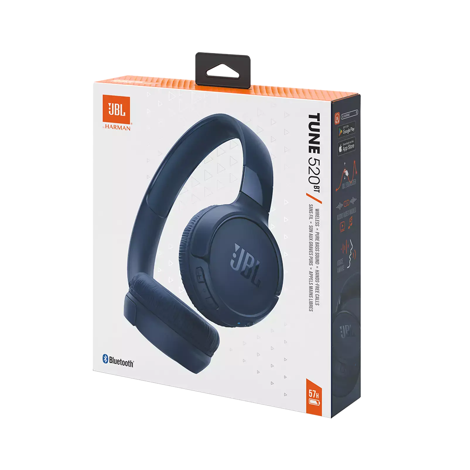 Навушники JBL Tune 520BT - Blue (JBLT520BTBLUEU)