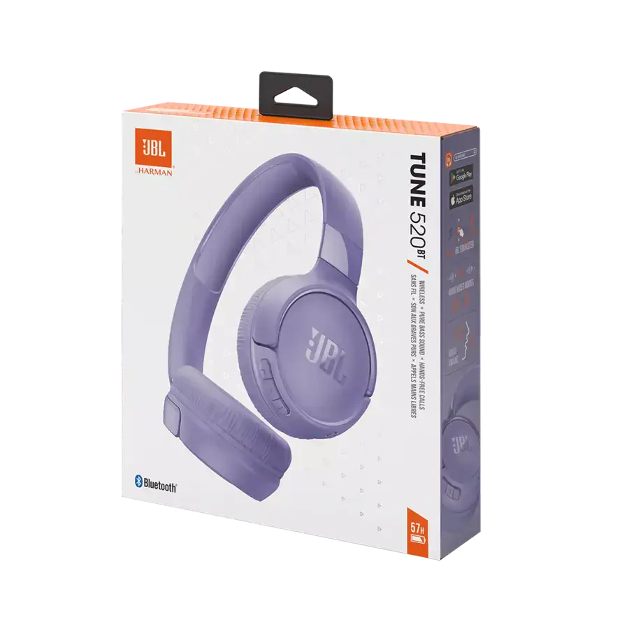 Наушники JBL Tune 520BT - Purple (JBLT520BTPUREU)
