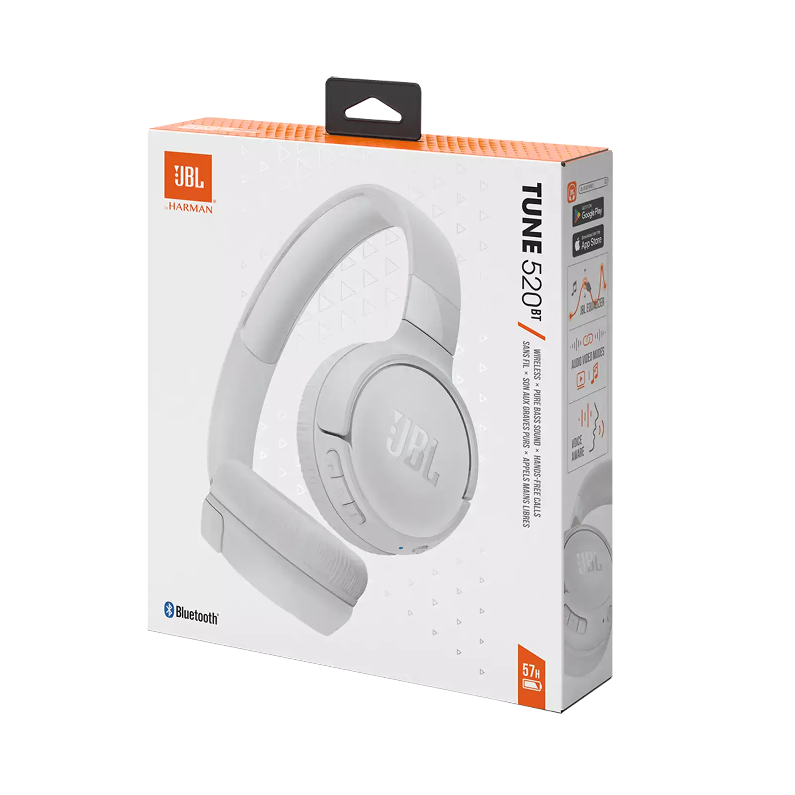 Наушники JBL Tune 520BT - White (JBLT520BTWHTEU)