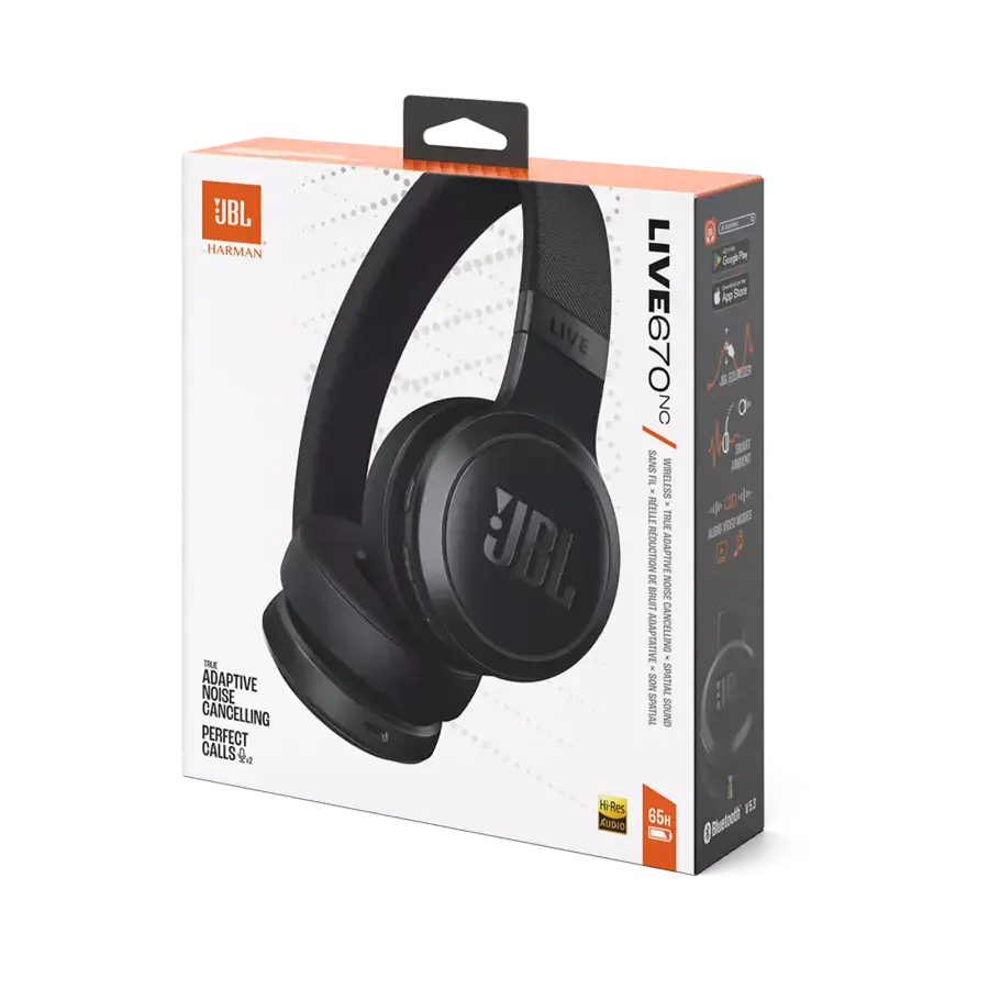 Навушники JBL Tune 670NC - Black (JBLT670NCBLK)