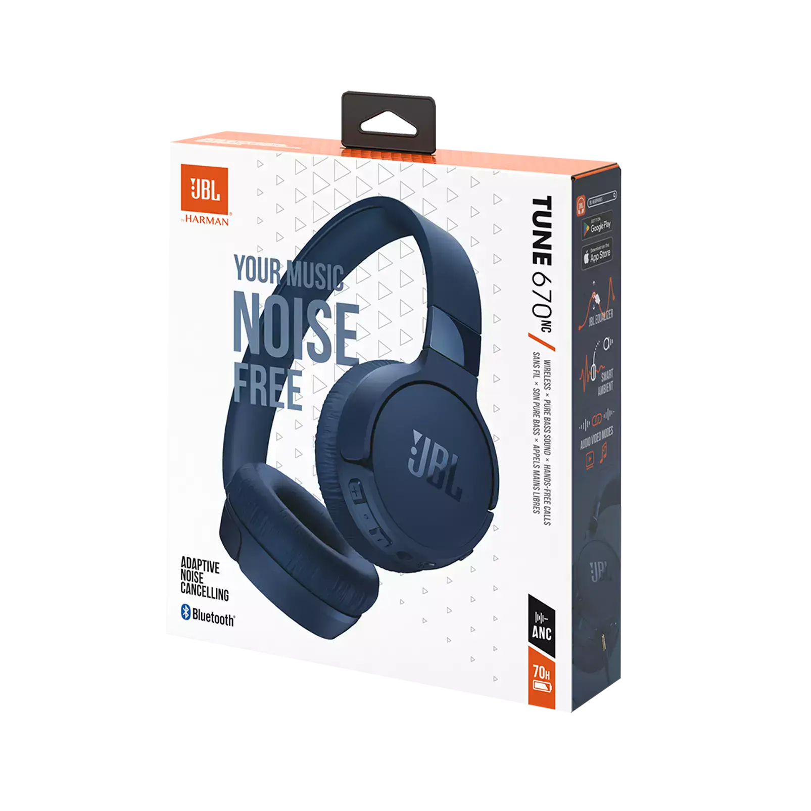 Навушники JBL Tune 670NC - Blue (JBLT670NCBLU)