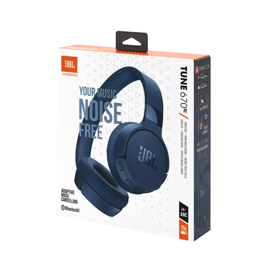 Наушники JBL Tune 670NC - Blue (JBLT670NCBLU)