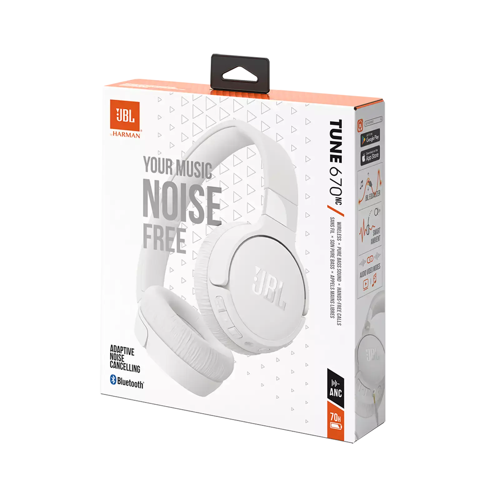 Наушники JBL Tune 670NC - White (JBLT670NCWHT)